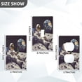 thumbnail image 7 of Yayeee Duplex Wall Plate 1-Gang 4.5"x2.7" Home Receptacle Light Switch Decorative Outlet Cover, Beige Astronaut, 7 of 7