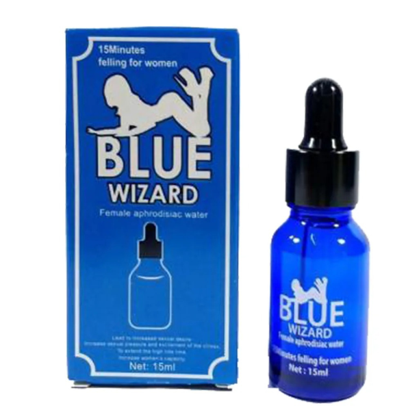 Original Blue Wizard Female Aphrodisiac Sex Liquid Drops For Women Enhancement 15 Ml 