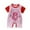 E-Pink, variant on Zwiiyzr Baby Girl Soft Romper Jumpsuits Summer Newborn Cotton Short Sleeve Thin Baby Onesie Baby Clothes Pink