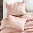 thumbnail image 3 of Better Homes & Gardens Blush Pink Soft Velvet Embroidered Pillow Shams, Standard (2 Count), 3 of 6