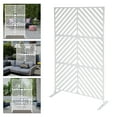 thumbnail image 4 of Miumaeov Outdoor Privacy Screens Decorative Privacy Screen with Stand Free Standing Decor Metal Privacy Screen for Balcony Patio Garden Backyard Porch Metal Divider, 4 of 16