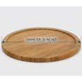 thumbnail image 3 of YBM Home Bamboo Wooden Non-Skid Spinner for Kitchen, Pantry, Fridge,Cupboards and Counter Organizing, 3 of 8