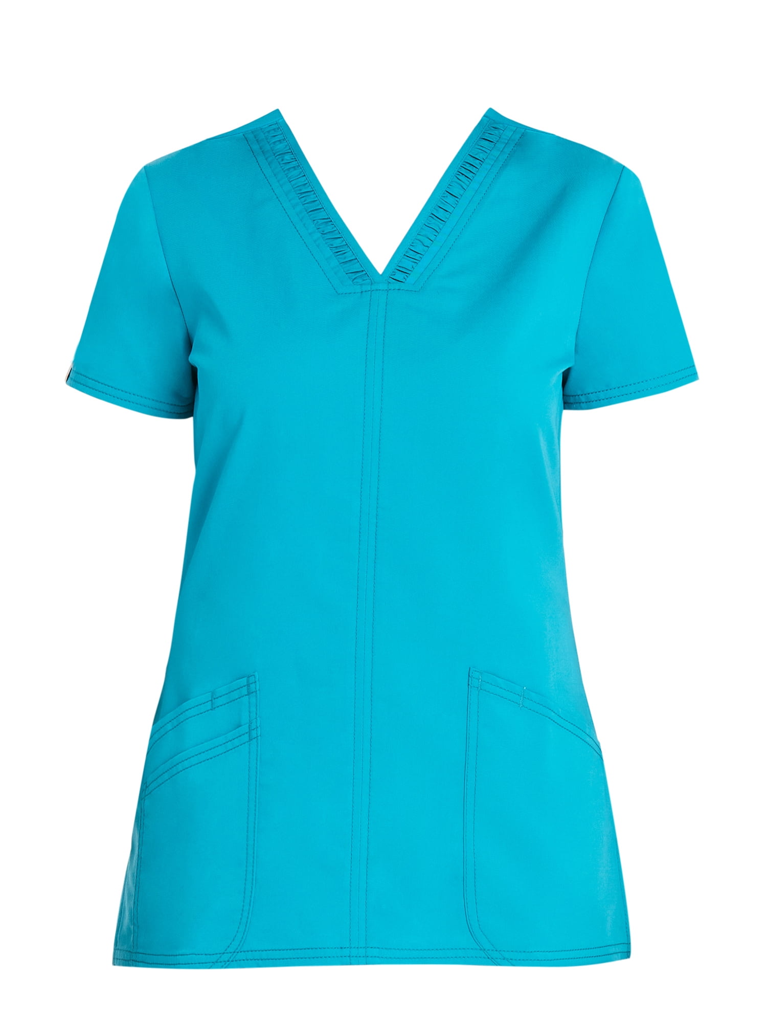 Scrubstar Women's Premium Ultimate Stretch V-Neck Scrub Top, Sizes XS-3XL