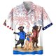 thumbnail image 3 of Camisetas estampadas en 3D con la bandera de EE. UU. a la moda para hombres, ropa divertida con estampado de perro y animal, camisetas hawaianas de manga corta para playa, vacaciones, Y2k, 3 of 5