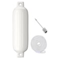 thumbnail image 3 of koolsoo Boat Protection Anti Collision Inflatable Docking Dock Edge Marine Mooring Buoy White w White Rope, 3 of 9