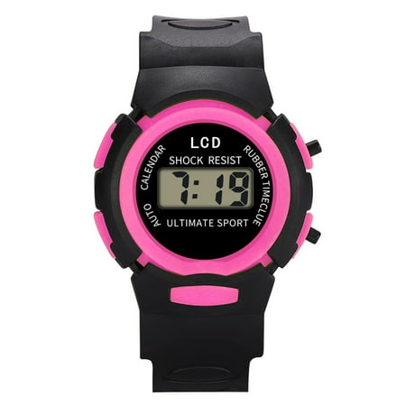 New for Fall! HIMIWAY Sweatshirt Dress Electronic Watches with Touchscreen for Children Gps-Enabled Children s Smartwatch for Peace Of Mind LED Electronic Waterproof Watch