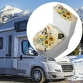 thumbnail image 6 of Yuyamidu Retro Sunflower Toilet Lid Cover Set Polyester Toilet Tank Cover Bathroom Decor 2 Pack Butterfly Toilet Lid Dust Cover & Toilet Tank Lid Cover Toilet Protector, 6 of 7