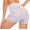 Purple, variant on Yoga Biker Shorts for Women High Waist Camo Seamless Gym Sport Athletic Leggings