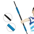 thumbnail image 6 of Power Bar Fitness Arm Chest Builder Arm Upper Body Strength Training Blue, 6 of 8