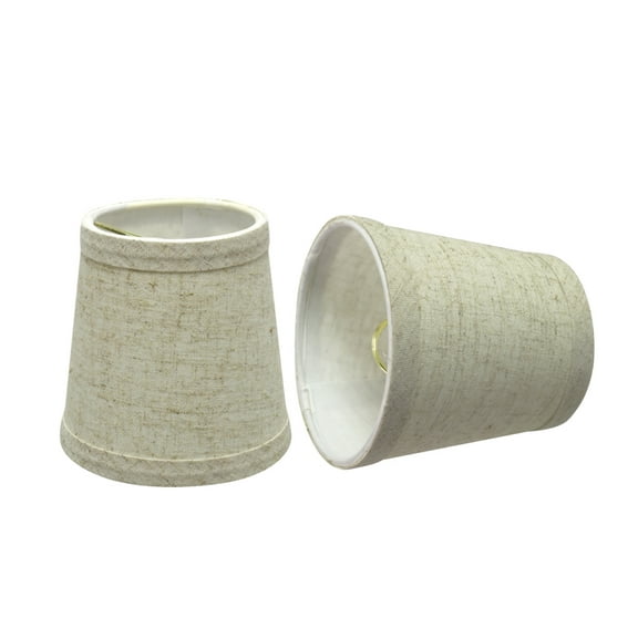 Aspen Creative Corporation 4'' Linen Empire Candelabra Shade (Set of 2)