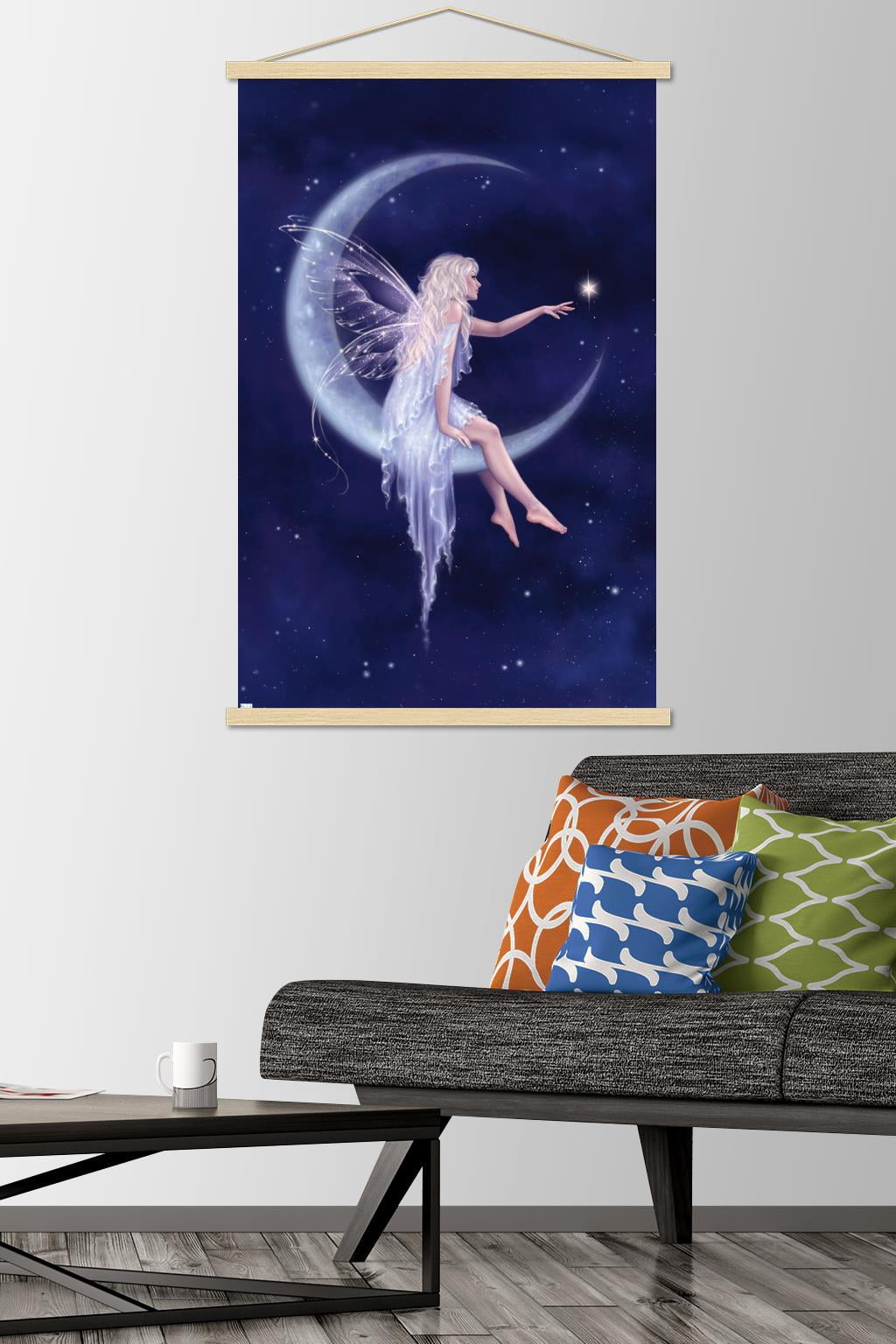 Rachel Anders - Birth of a Star Wall Poster with Wooden Magnetic Frame, 22.375" x 34"