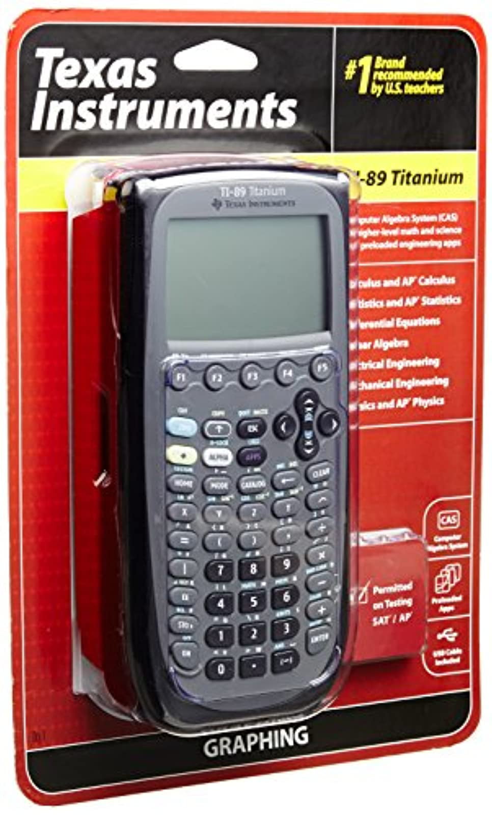 TI-89 Titanium graphing calculator With Cover 