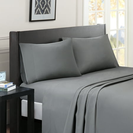Set White Anklet - Comfort Classics Micro Splendor Solid Colored Sheet Set