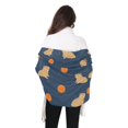 thumbnail image 4 of FORMRS Womens Scarf Winter Soft Long Big Warm Shawls Wrap Tassel Scarves, Blue Capybaras, 4 of 9