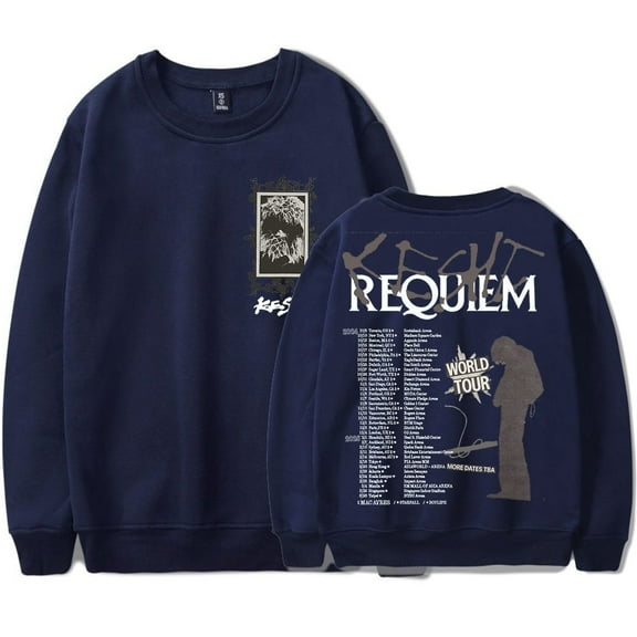 Keshi Requiem World Tour Merch Long Sleeve Unisex Classic Crew Neck Sweatshirt Streetwear