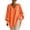 Orange, variant on SeekIslan Women's Sweaters with V Neck Long Sleeve Loose Knit Poncho Pullover