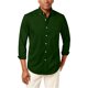 thumbnail image 1 of Club Room Adams - Camisa con botones para hombre, verde, extragrande, 1 of 1
