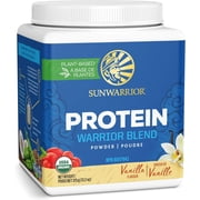 Sunwarrior Warrior Blend Vanilla Vegan Protein Powder 15 Servings