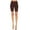 Brown, variant on MOA COLLECTION Women's Solid Biker Shorts High-Waist Stretch Workout Pants
