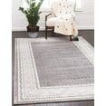 thumbnail image 1 of Unique Loom 3129600 8 10 feet (8' x 10') Tribeca Area Rug, 8 x 10, Gray/Beige, 1 of 5