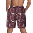 thumbnail image 4 of Goofa Daisies Flowers Printed Men's Swim Trunks Board Shorts Quick Dry Mens Swimming Trunks with Compression Liner,Breathable Fit Hawaii Beach Shorts-Large, 4 of 9