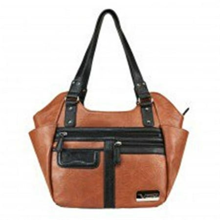 Hobo Bag, Large - Brown With Black