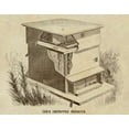 thumbnail image 2 of Inventions 18x15 Gold Ornate Wood Framed with Double Matting Museum Art Print Titled - Ides Improved Beehive, 2 of 4