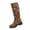 Brown, variant on Womens Knee High Boots,Knee High Boots for Women - Modern Tall Dress Boots with Suede-Look Upper,Round Toe and Pull On Knee Boots,Tall Shaft Fashion Boots,Easy-to-Style Footwear for Fall Winter