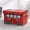 Red, variant on Kayannuo Back to School Automobile Storage Box Foldable Clothing Integral Box Non-woven Film Covered Toy Sundry Storage Box Back to School Supplies