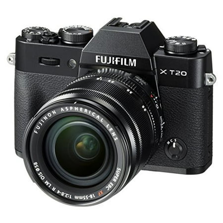 Fujifilm X-T20 Mirrorless Digital Camera with 18-55mm Lens (Silver)