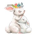thumbnail image 2 of RGASUIJ Série Lapin de Pâques Transfert de Chaleur Outil Ménager Lavable, 2 of 2