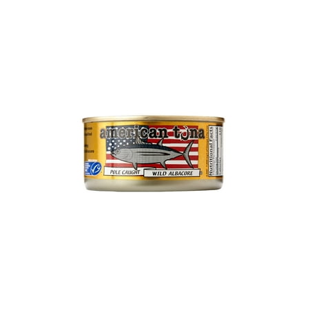 American Tuna Solid White Albacore Tuna Steak with Sea Salt, 6 oz Can