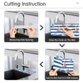 thumbnail image 5 of Yayeee Faucet Mat for Kitchen Sink 30" Diatomite Long Splash Guard Pad, Blue Sailboats, 5 of 7