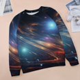 thumbnail image 6 of Sweatshirt For Womens Crewneck Galaxy Star Outer Space Hoodies Teen Girls Cute, 6 of 7
