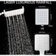 thumbnail image 2 of pommeau De Douche, Grande Carre Avec Commande Une Main, Haute Pression Avec 6 Modes De Douche, Chroms, 2 of 5