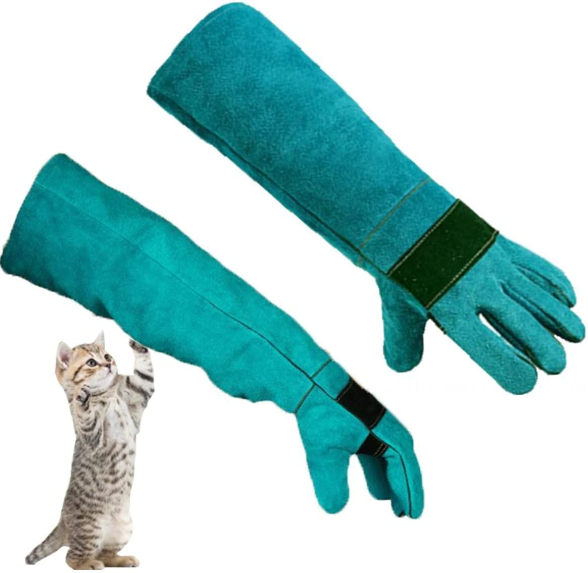 Animal Handling Glove Anti Scratch Protective Gloves for Training Dogs