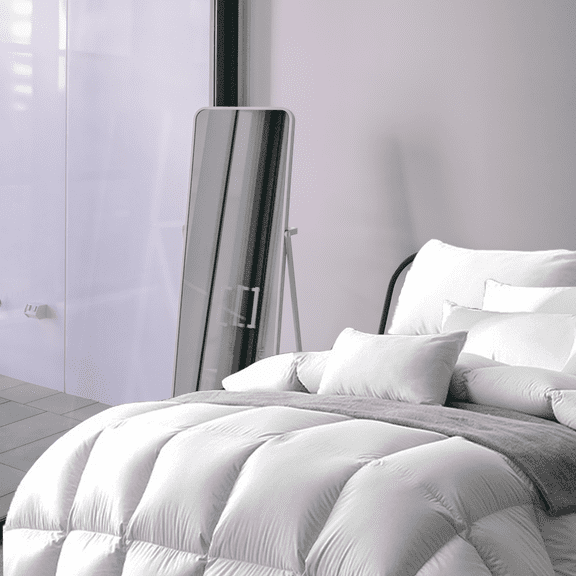 Highland Feather 600 Loft White Goose Down Duvet 500TC Pure Cotton Casing