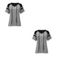 thumbnail image 2 of Guardurnaity Camiseta holgada para mujer, jersey bonito, blusa, fiesta de club, deportes, verano, Top diario, ropa de moda de primavera y verano, Type11 NO11, 2 of 6