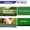 thumbnail image 4 of Alfombra de golf Golfguru, 5 x 4 pies, 36 mm, con 10 pelotas, 9 tees para practicar, 4 of 7