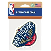 NBA New Orleans Pelicans Prime 4" x 4" Perfect Cut Decal