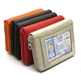 thumbnail image 6 of RFID Blocking Genuine Leather Women's Accordion Wallet Zip Fan Open Coin Credit Card Holder-Many Colors, 6 of 10