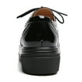thumbnail image 4 of DADAWEN Women's Platform Oxfords Lace-up Shoe Wingtips Upper Casual Sneakers Black 11 US, 4 of 6
