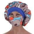 thumbnail image 2 of Chapeau Femmes Chapeaux Rouges Modèle Africain Femmes Réglables Large Bande Élastique Bonnet de Nuit pour Parti, 2 of 5