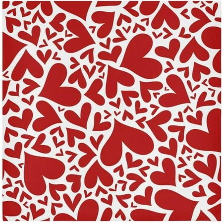 

Hyjoy Valentine s Day Love Heart Cloth Napkins 6 Pack Reusable Washable Polyester Dinner Table Napkins for Family Kitchen Dining Party Decor