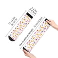 thumbnail image 4 of Fuzoiu Cartoon Birds & Flowers Print Adult Socks, Crew Moisture-wicking Socks, Unisex Cushion Crew Socks,Casual Sports Ankle Socks, 4 of 7