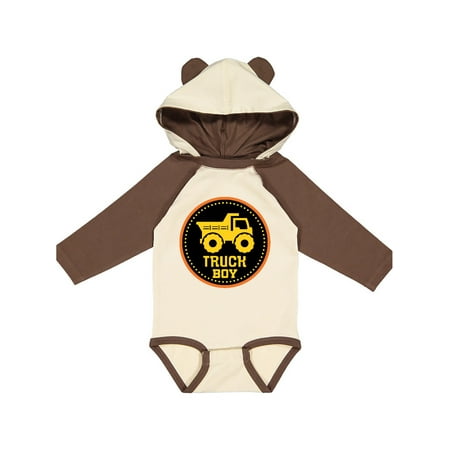 

Inktastic Construction Truck Boy Childs Gift Baby Boy Long Sleeve Bodysuit