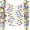 Classic Color, variant on 5 Pieces Colorful Dots Paper Garland Easter Decor Round Glitter Hanging Confetti Streamers Backdrop for Spring Birthday Classroom Halloween Trunk or Treat Car Decoration (Rainbow)