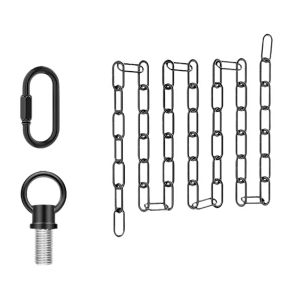 Cadena de lámparas de lámpara industrial, kit de lámpara industrial, 10 pies, ajustable de la cadena de extensión fácil de usar para la lámpara para