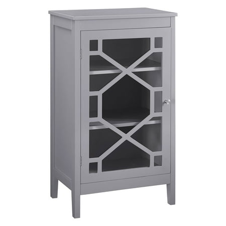 Fetti Small Cabinet Gray - Linon