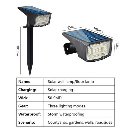

Solar Outdoor Lights Garden Lights Outdoor Courtyard Waterproof Super Bright Solar Spotlight Garden Light